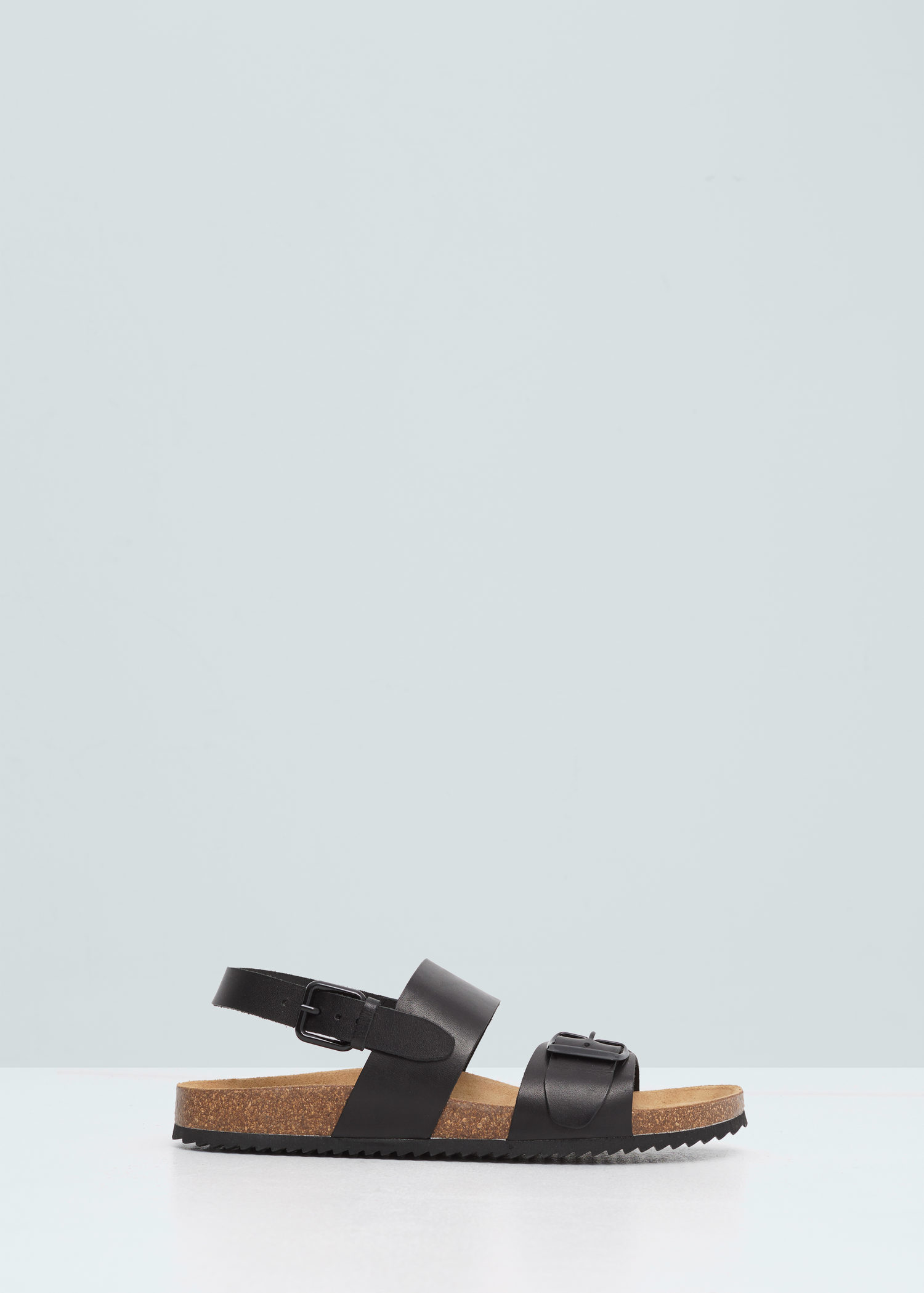 buckle leather sandals