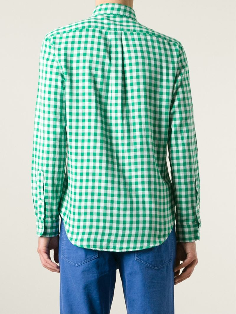 green ralph lauren button down