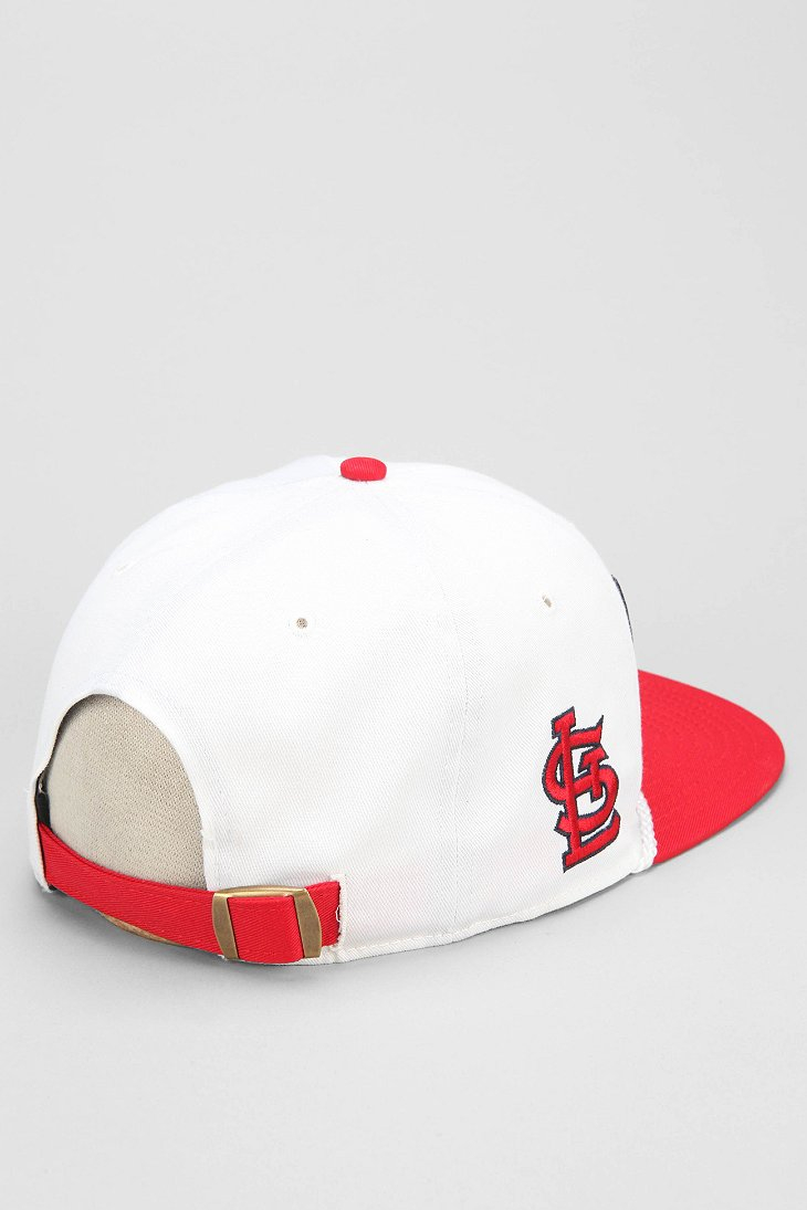 47 St. Louis Cardinals Red/White Cooperstown Collection Retro Contra Hitch  Snapback Hat
