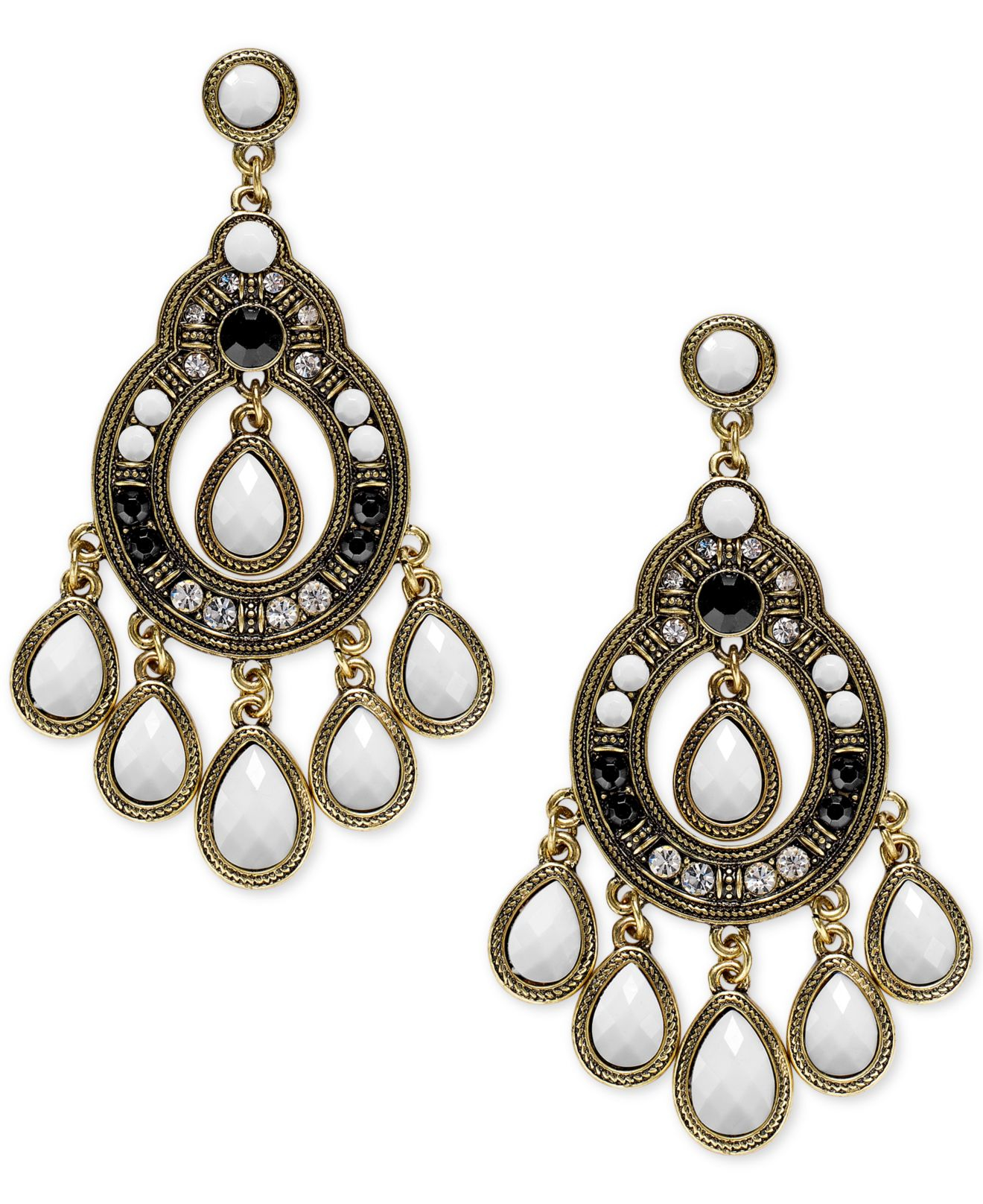 Inc international concepts Goldtone Chandelier Drop Earrings in Metallic Lyst