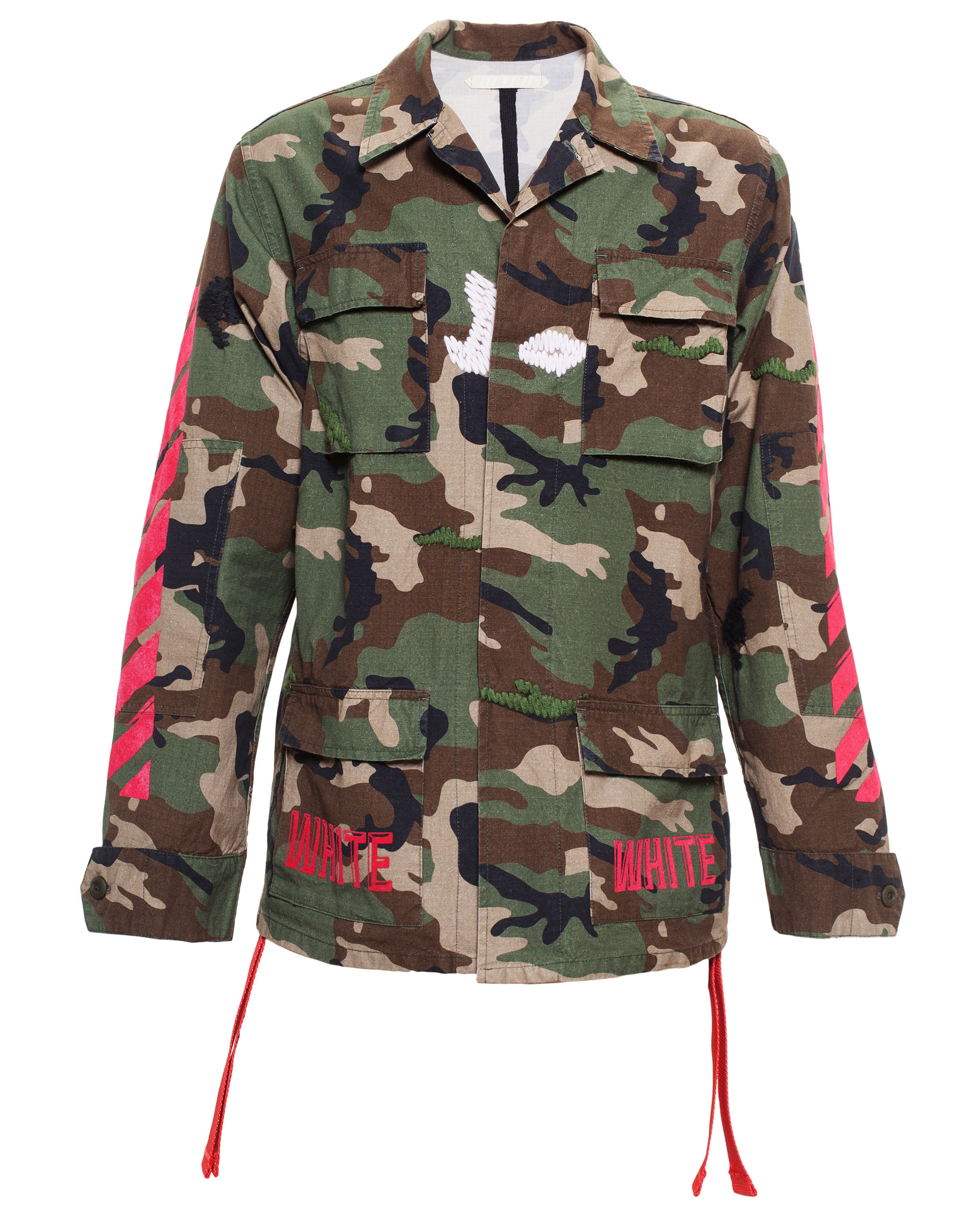 OFF-WHITE CAMOUFLAGE FIELD JACKET-