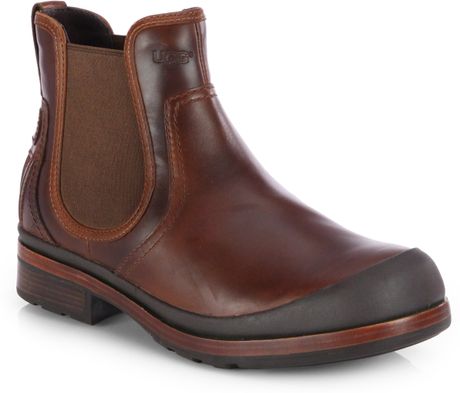 Ugg Matteson Leather Boot in Brown for Men (chestnut) | Lyst
