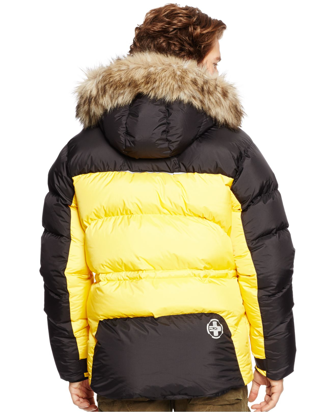 Polo Ralph Lauren Rlx Expedition Down Jacket in Yellow for Men - Lyst