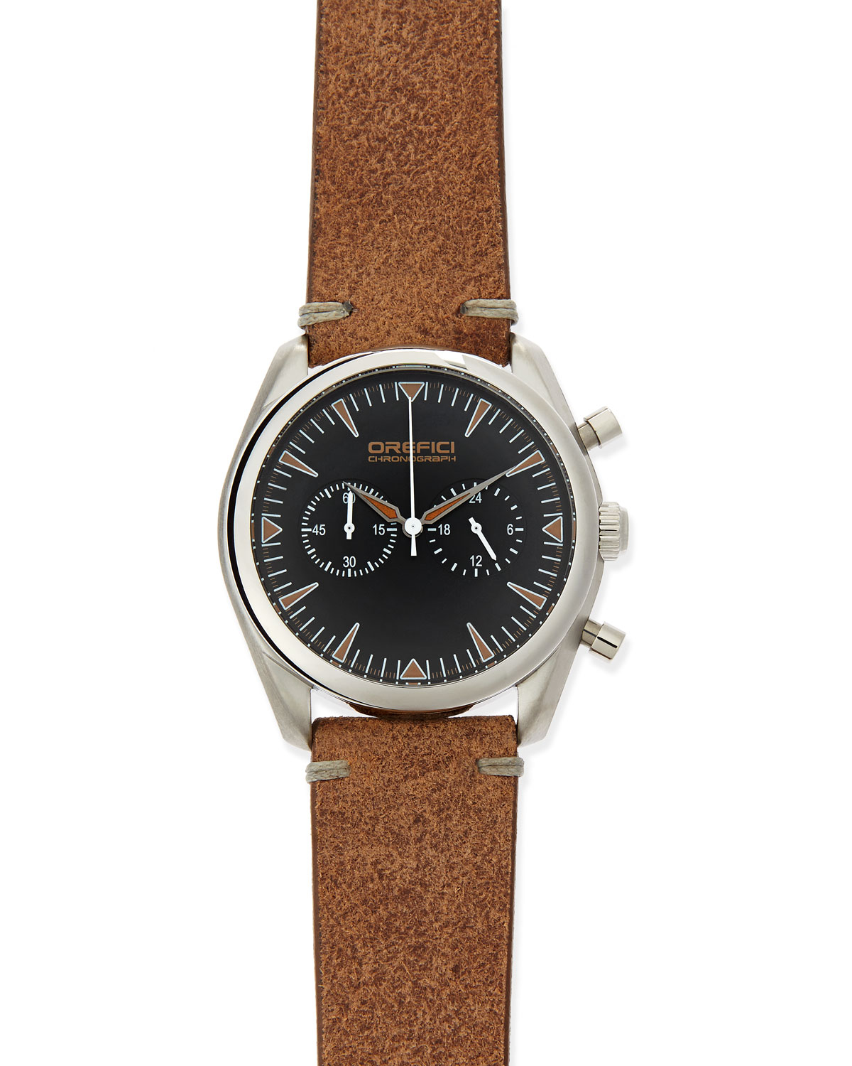 Lyst - Orefici watches Vintage 42Mm Chronograph Watch in Brown for Men