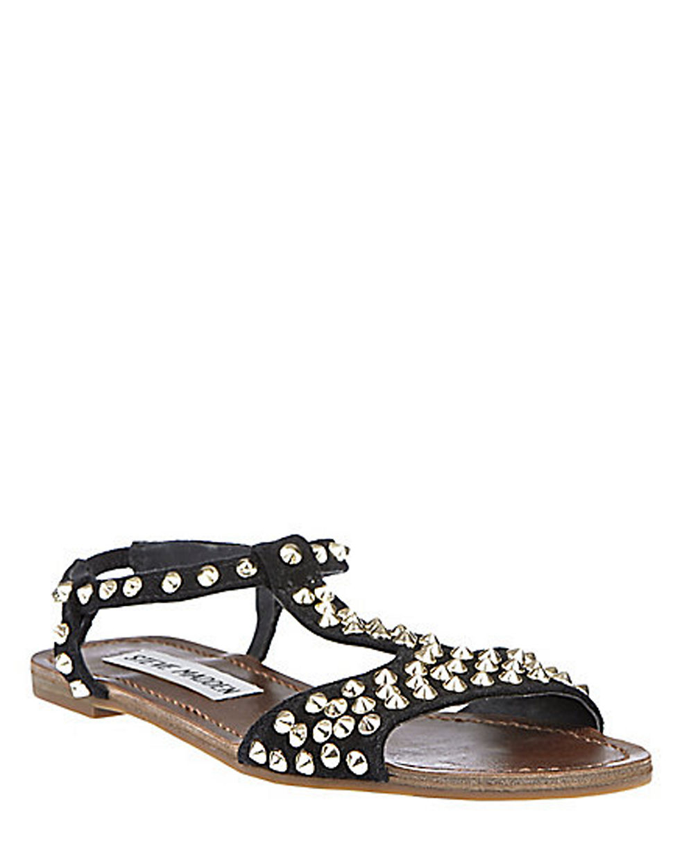 steve madden flat sandals with studs