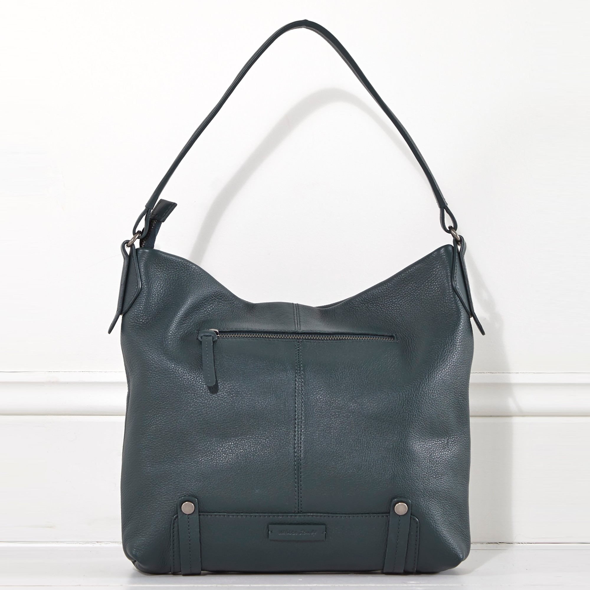 White Stuff Leather Hobo Bag IUCN Water