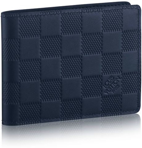 Louis Vuitton Slender Wallet in Blue for Men (COSMOS) | Lyst