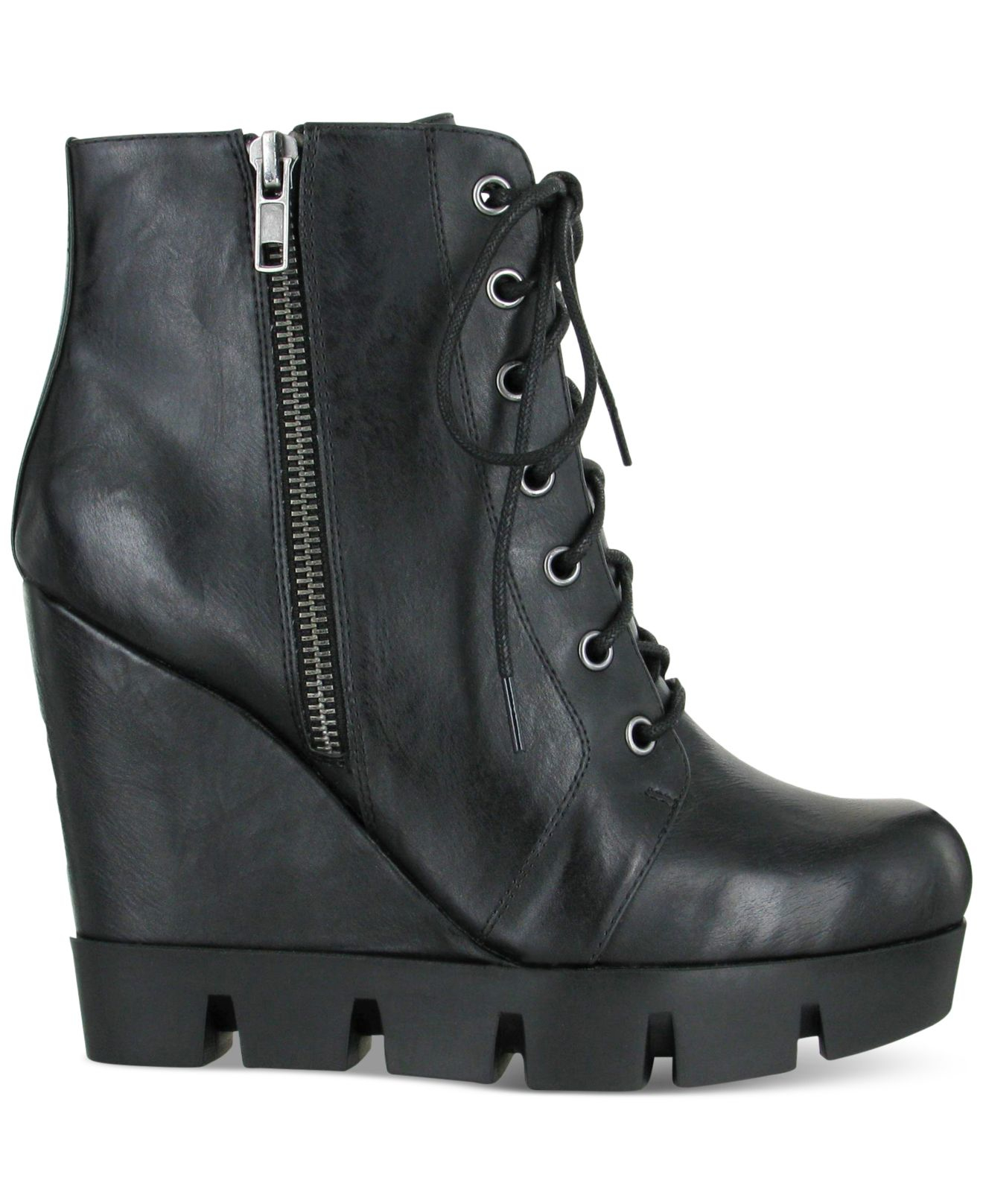 mia wedge booties