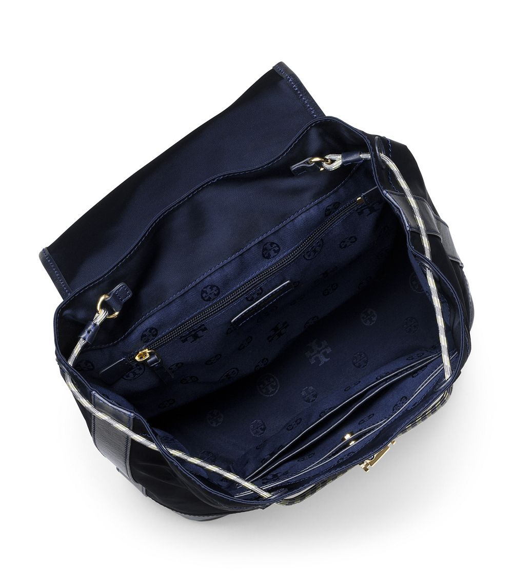 Tory burch Nylon Backpack in Blue (TORY NAVY) Lyst