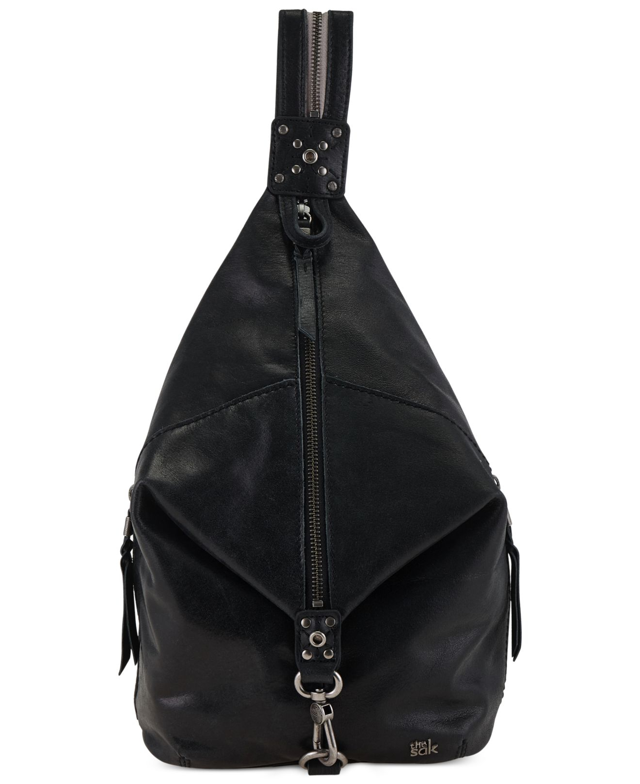 Leather Sling Backpack, Handbags