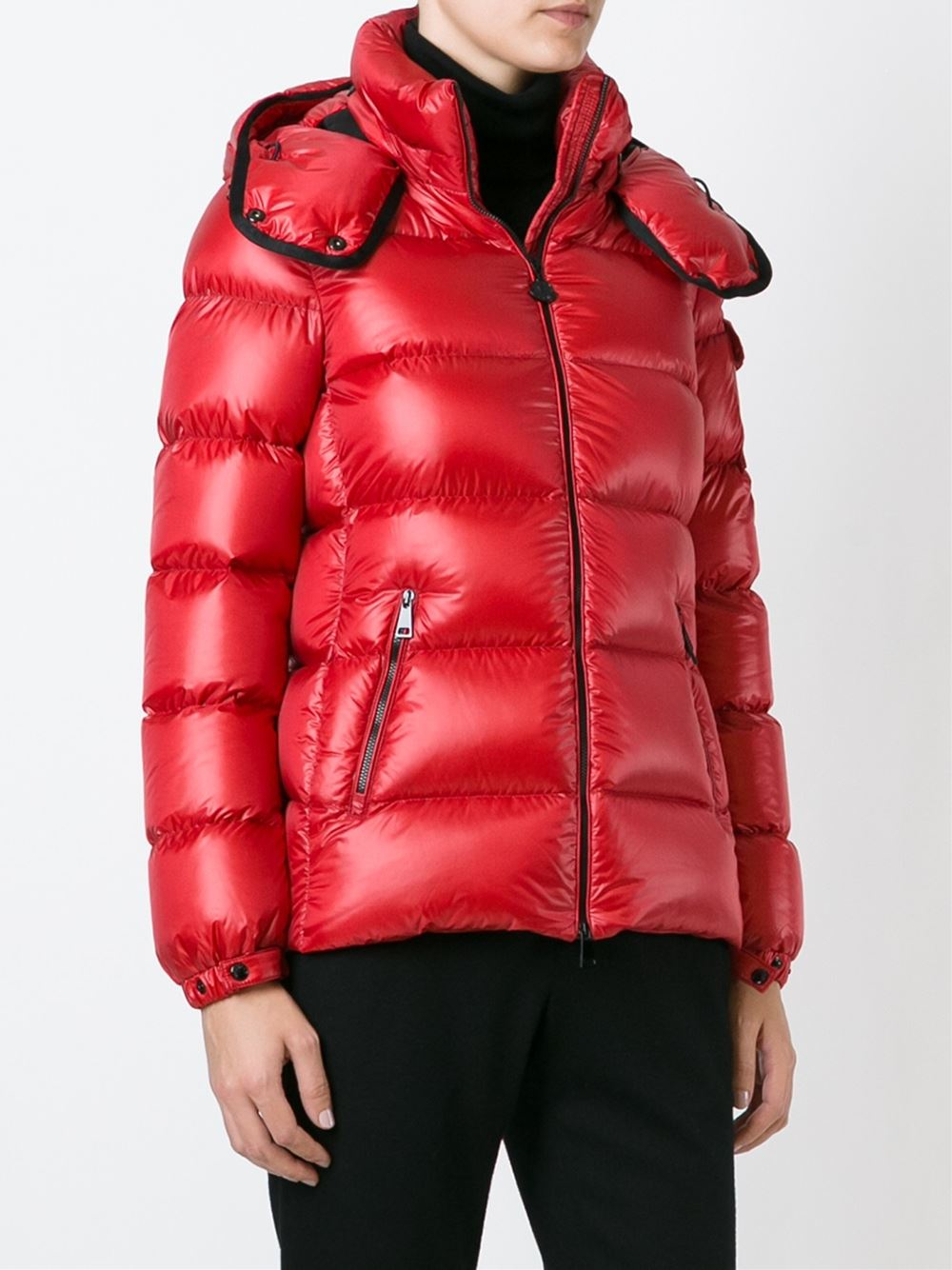 Moncler 'berre' Padded Jacket in Red - Lyst