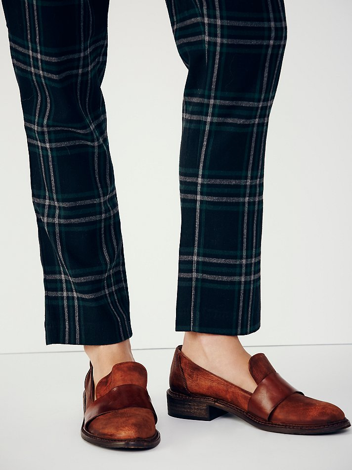 Free People Fp Collection Womens Merit Loafer Slip On In Brown Lyst