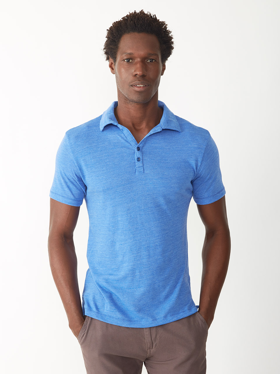 Alternative apparel Berke Urban Polo Shirt in Blue for Men (Eco True ...