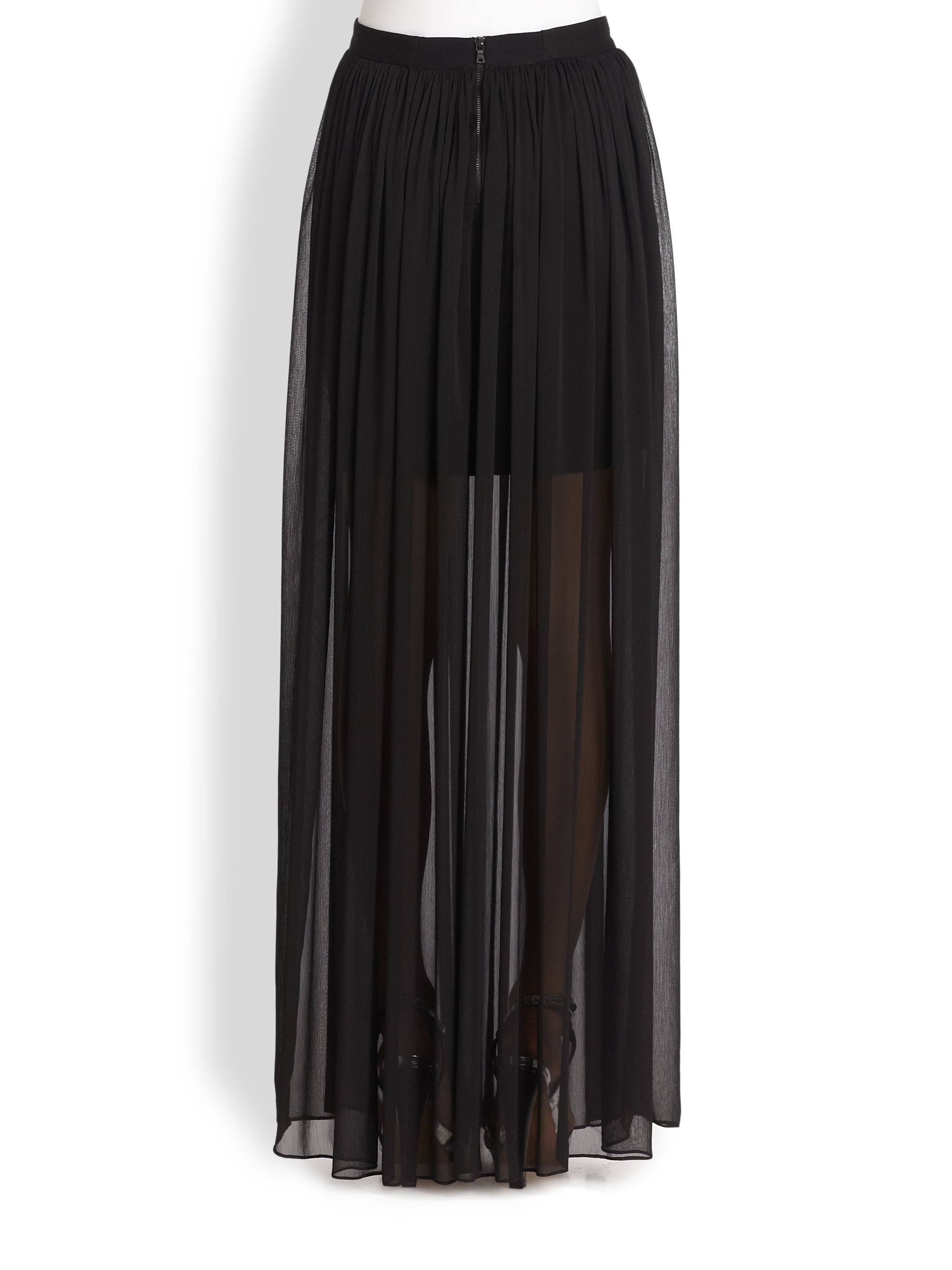 alice and olivia maxi skirt