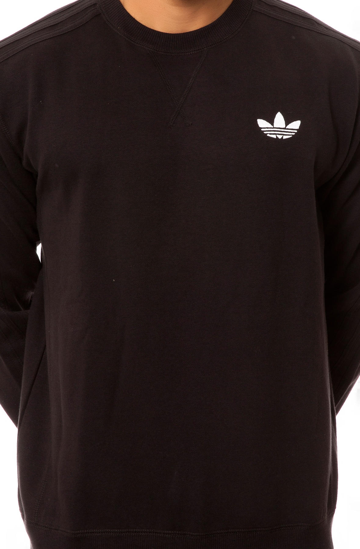 adidas hoodless sweatshirt