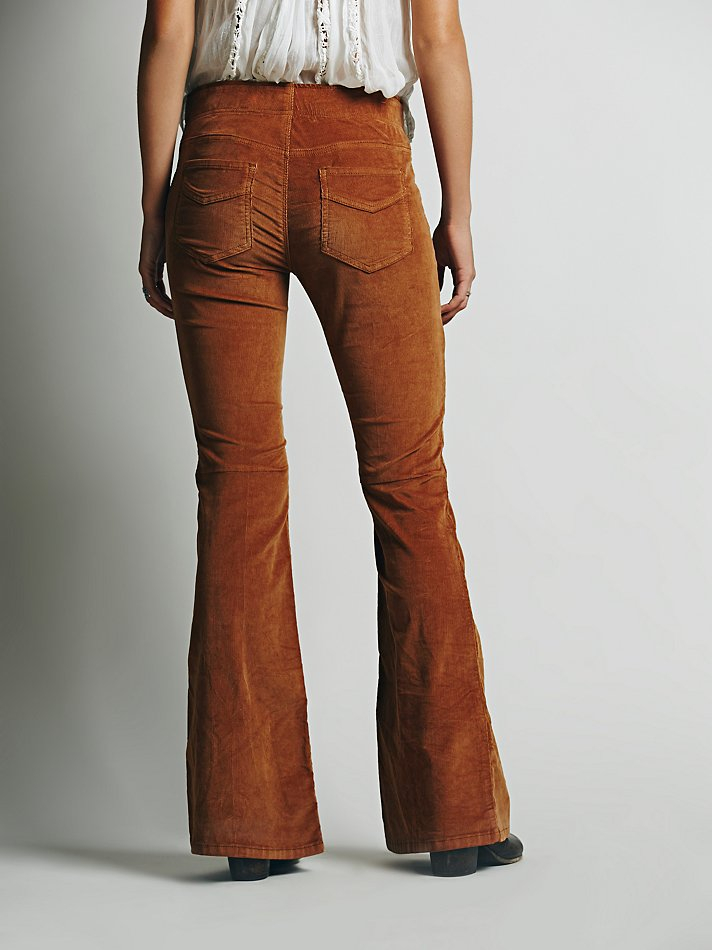 free people corduroy flare pants