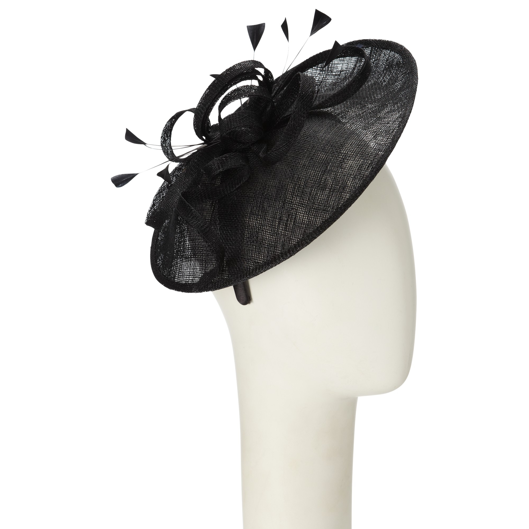 John Lewis Bea Small Bow Disc Fascinator in Black | Lyst
