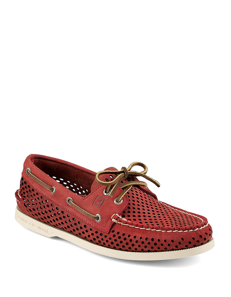 are sperrys made of leather