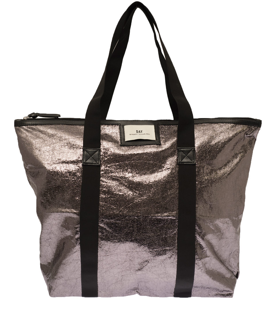 Day Birger et Mikkelsen Silver Night Gweneth Metallic Tote ...