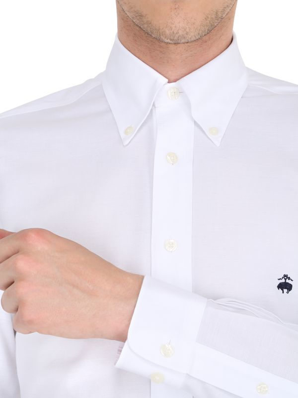 brooks brothers white oxford shirt