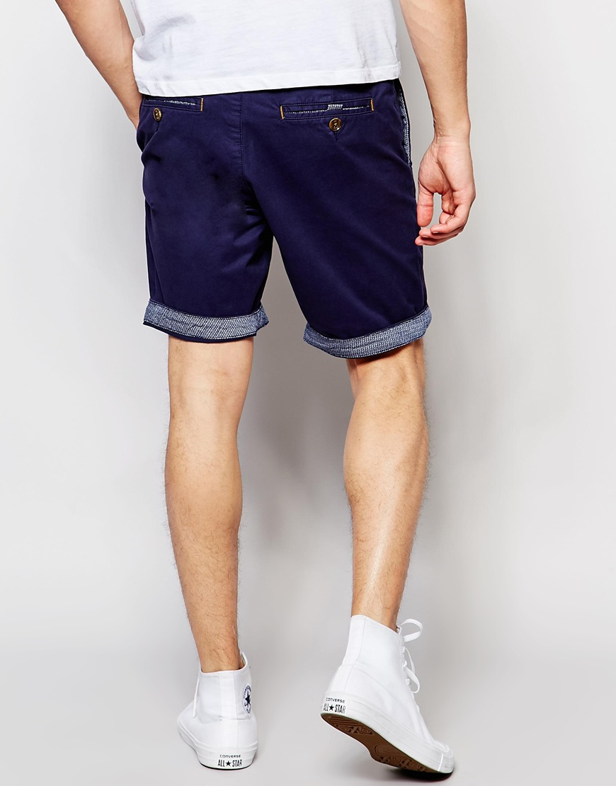 Ted Baker Cotton Chino Shorts With 