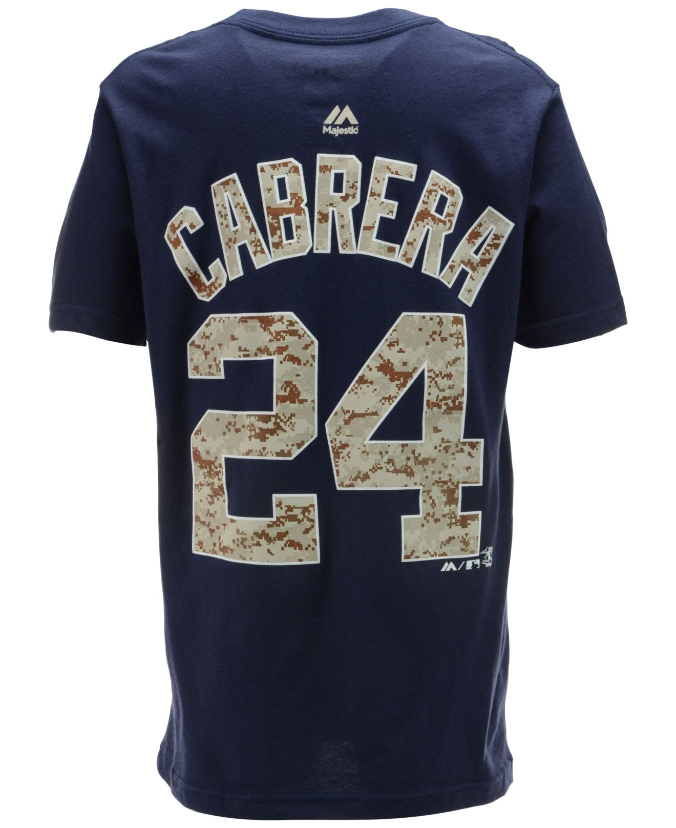 Majestic Kids' ShortSleeve Miguel Cabrera Detroit Tigers Camo Player T