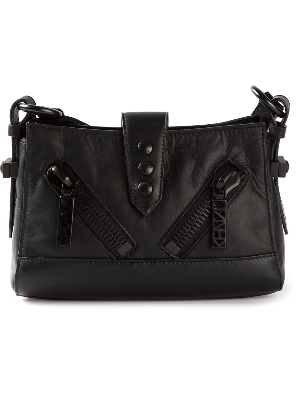 KENZO Mini Kalifornia Shoulder Bag in Black - Lyst