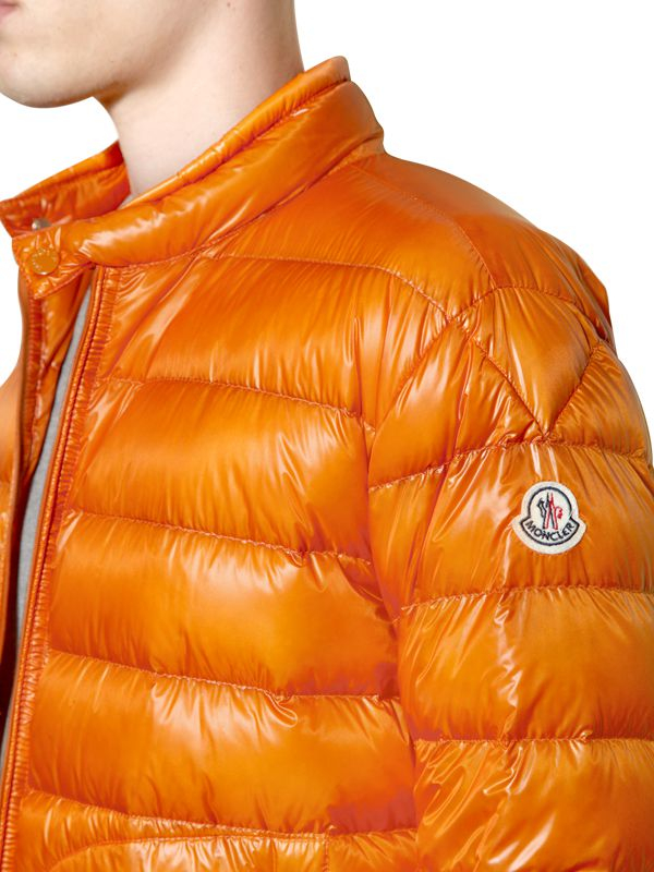 Moncler Acorus Nylon Light Weight Down Jacket in Orange for Men - Lyst