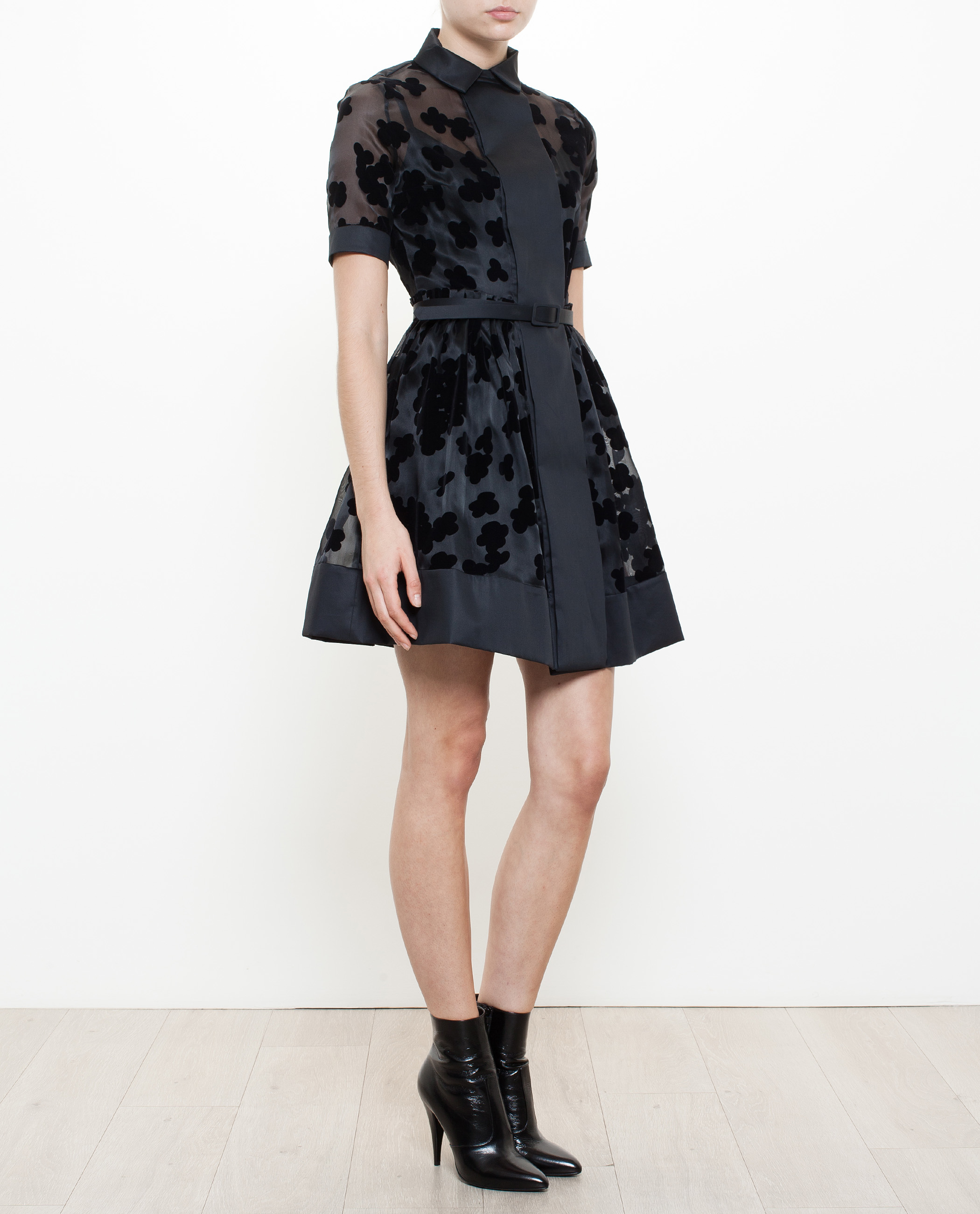 carven black dress