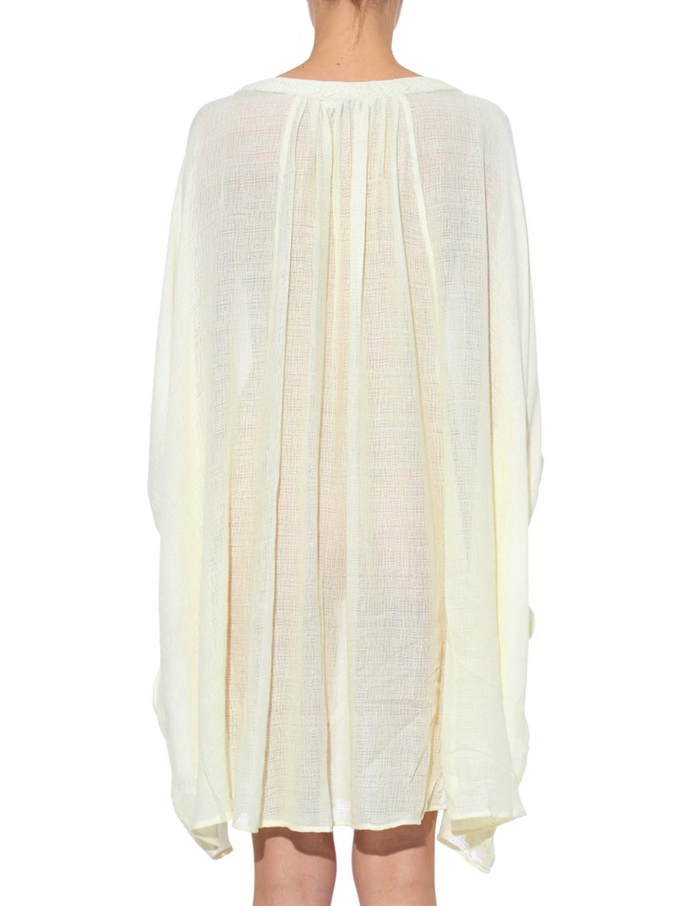 Lyst Mes Demoiselles Joyeuse Cottonblend Gauze Kaftan in Natural