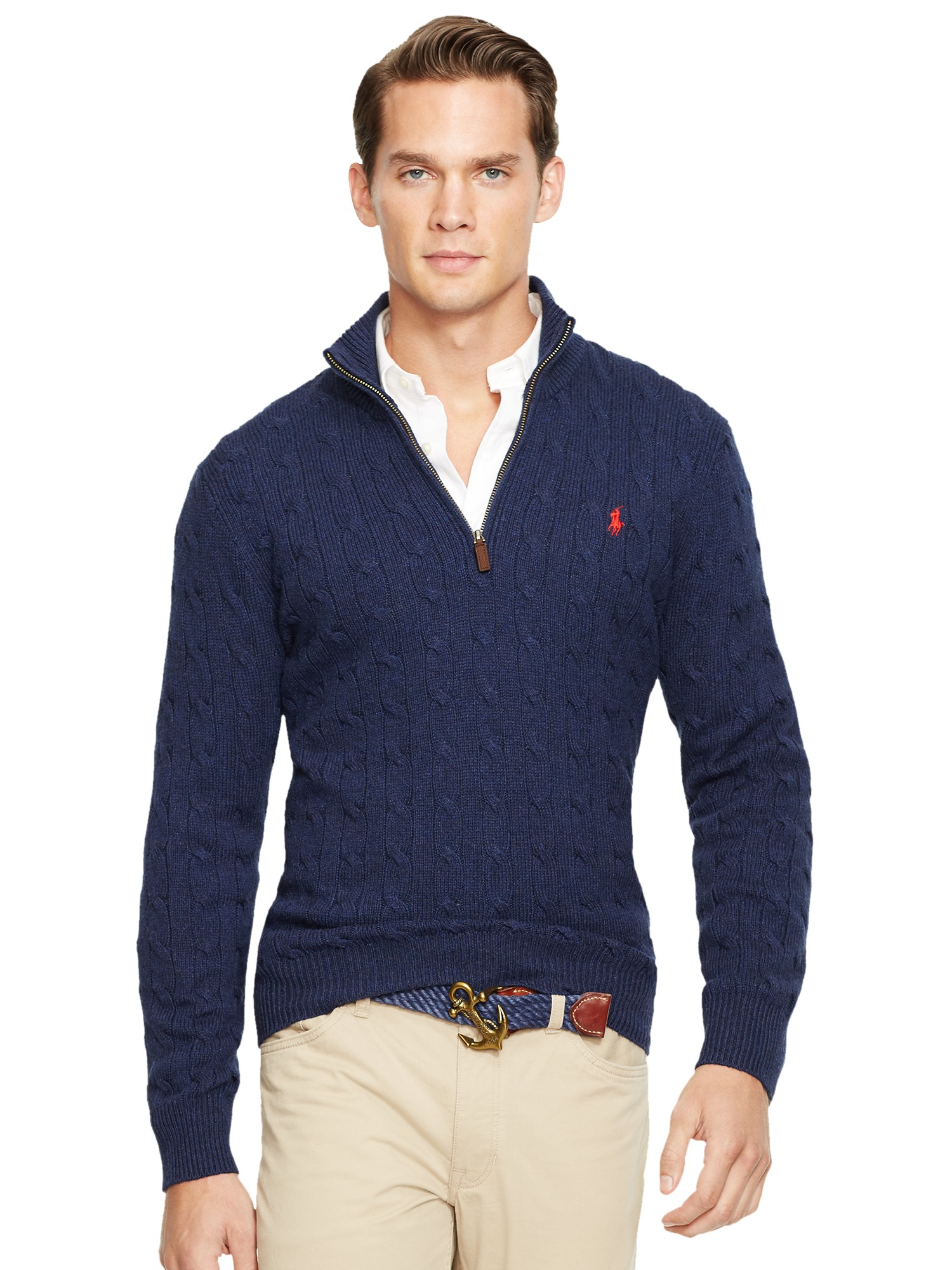 mens ralph lauren zip jumper