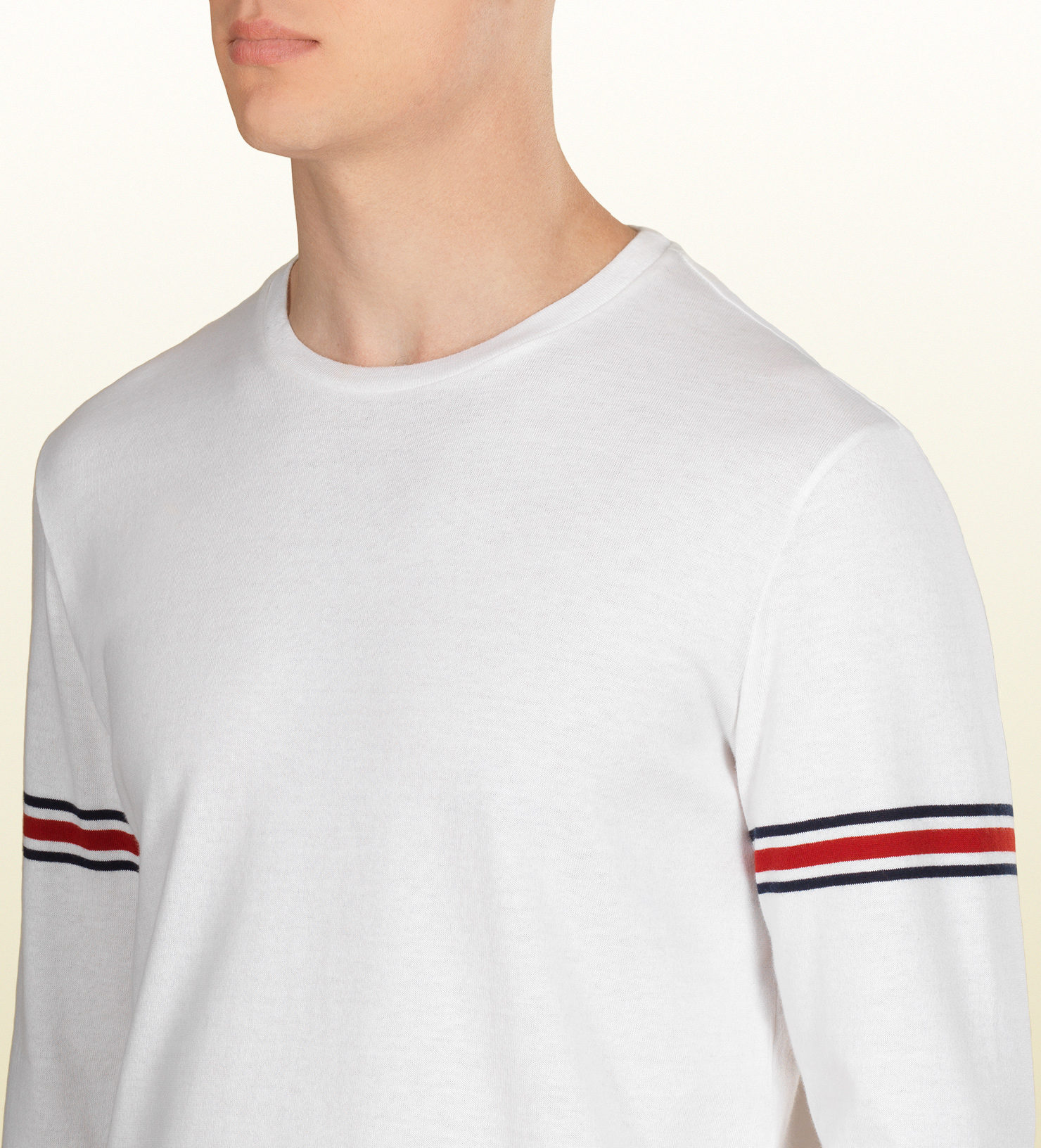white long sleeve gucci shirt