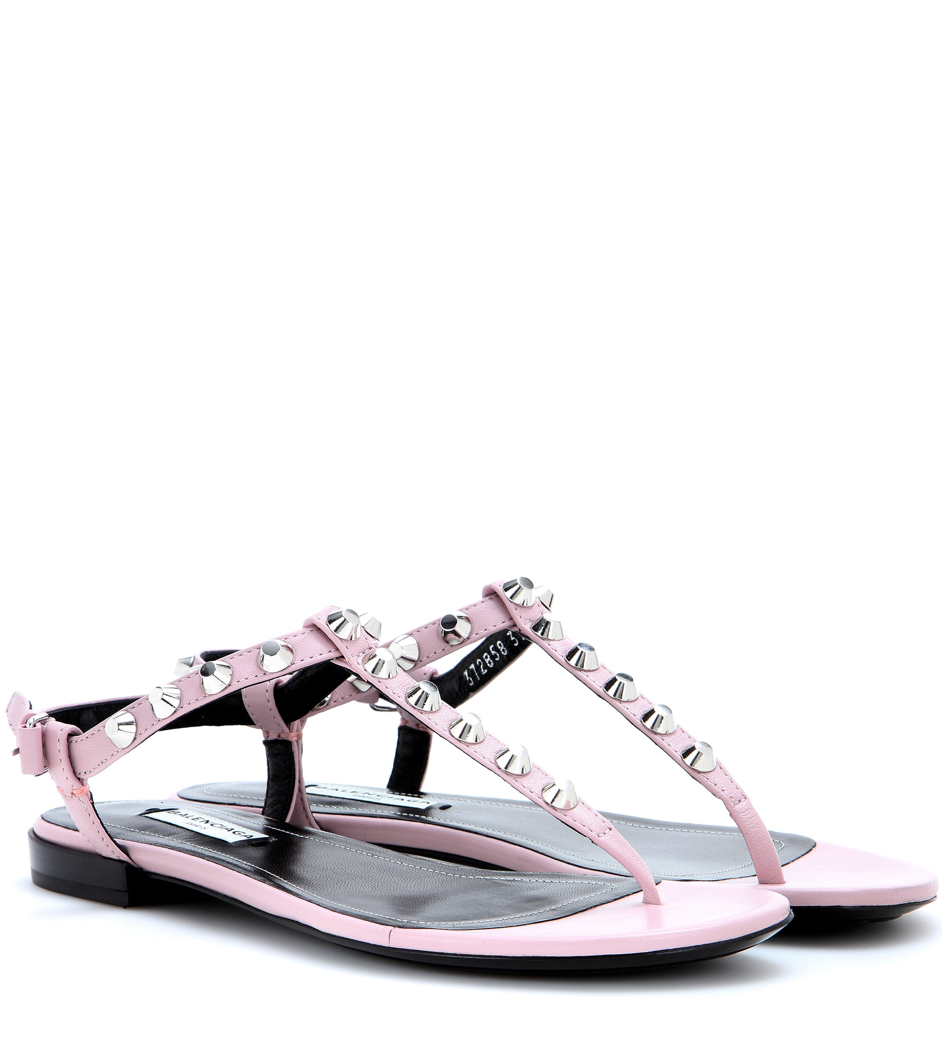 balenciaga giant studded leather sandals
