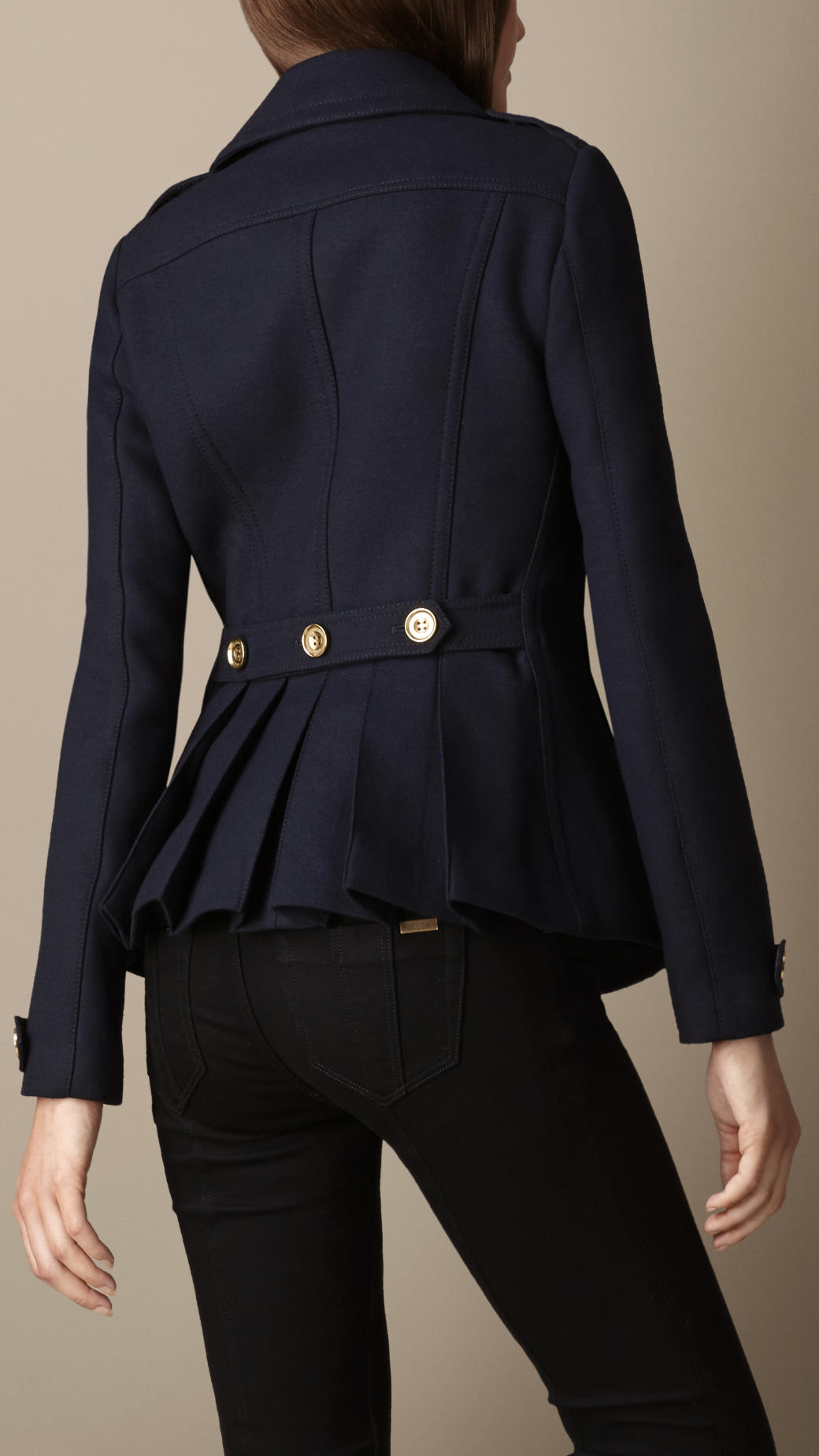 burberry pea coat womens sale