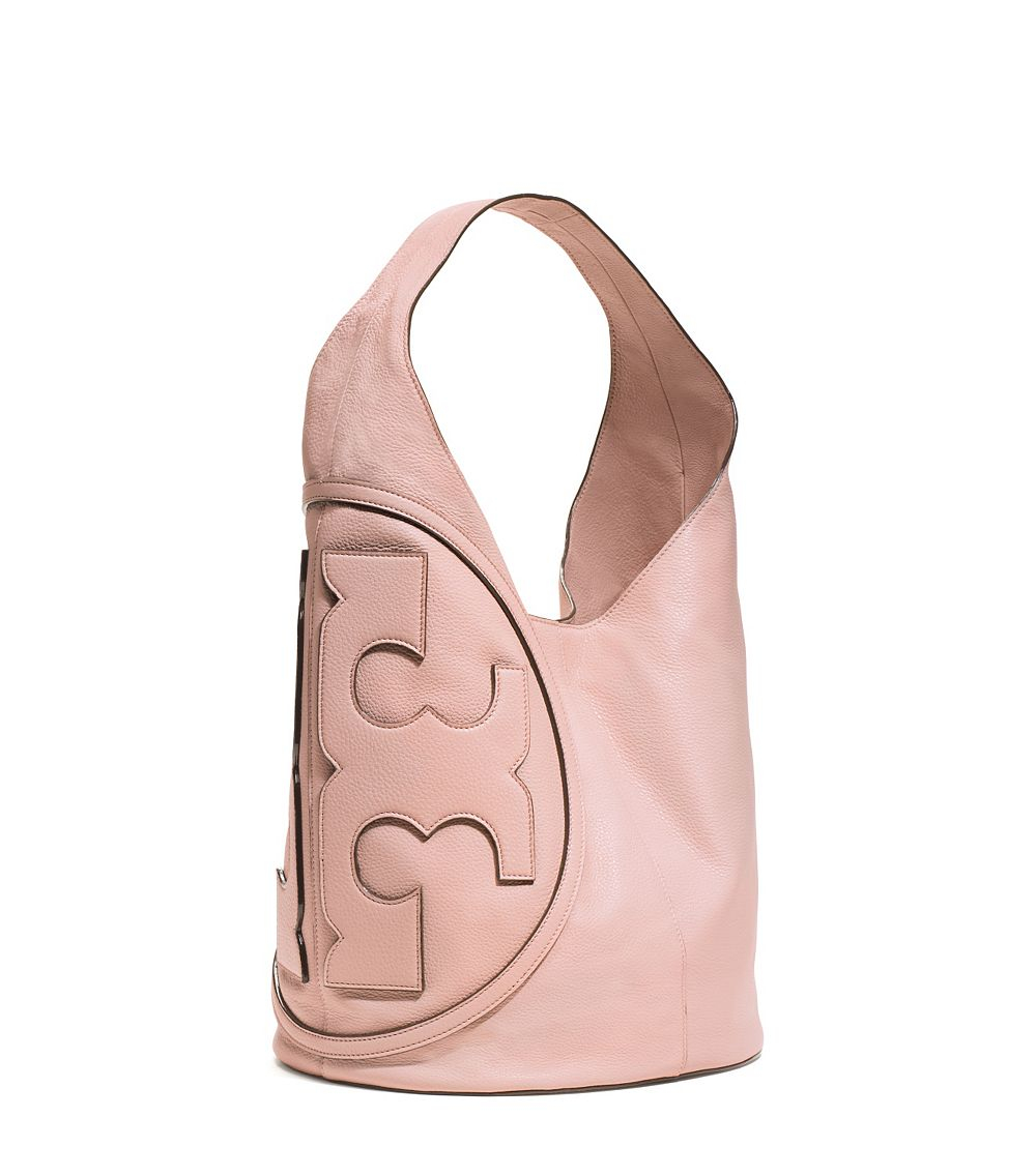 Tory Burch All-T Hobo in Pink | Lyst