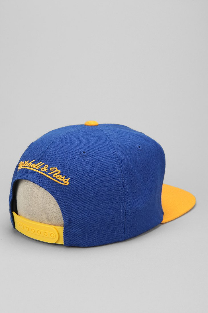 upside down lakers hat