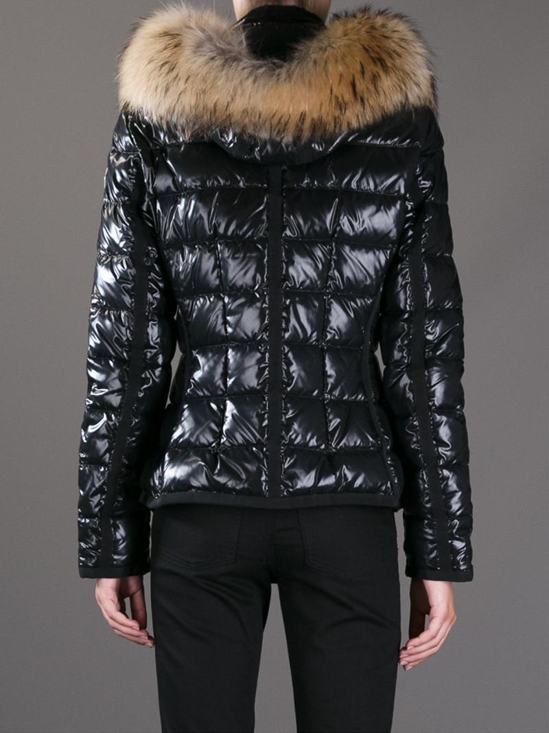 Moncler Fur 'Armoise' Jacket in Black 
