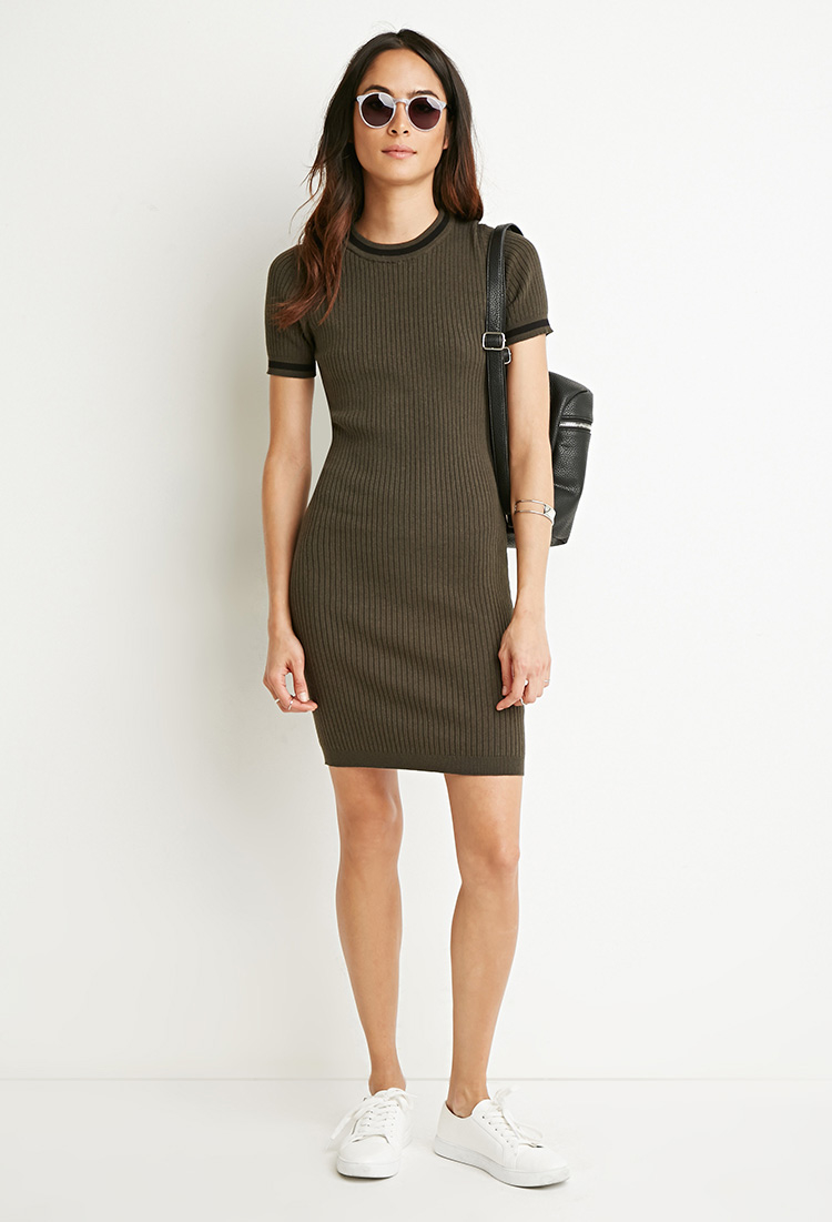 forever 21 ribbed dress