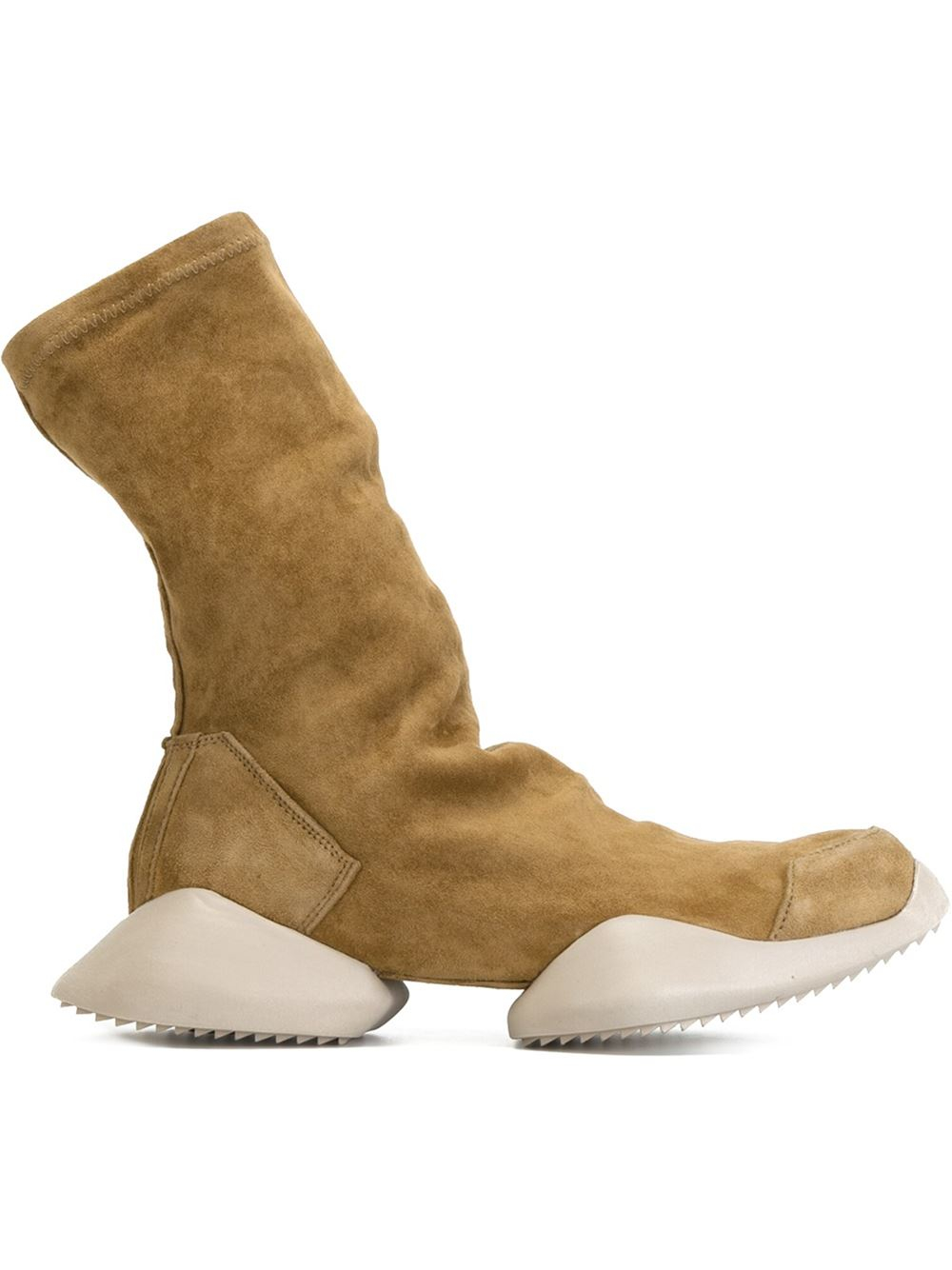rick owens x tech runner ankle boot