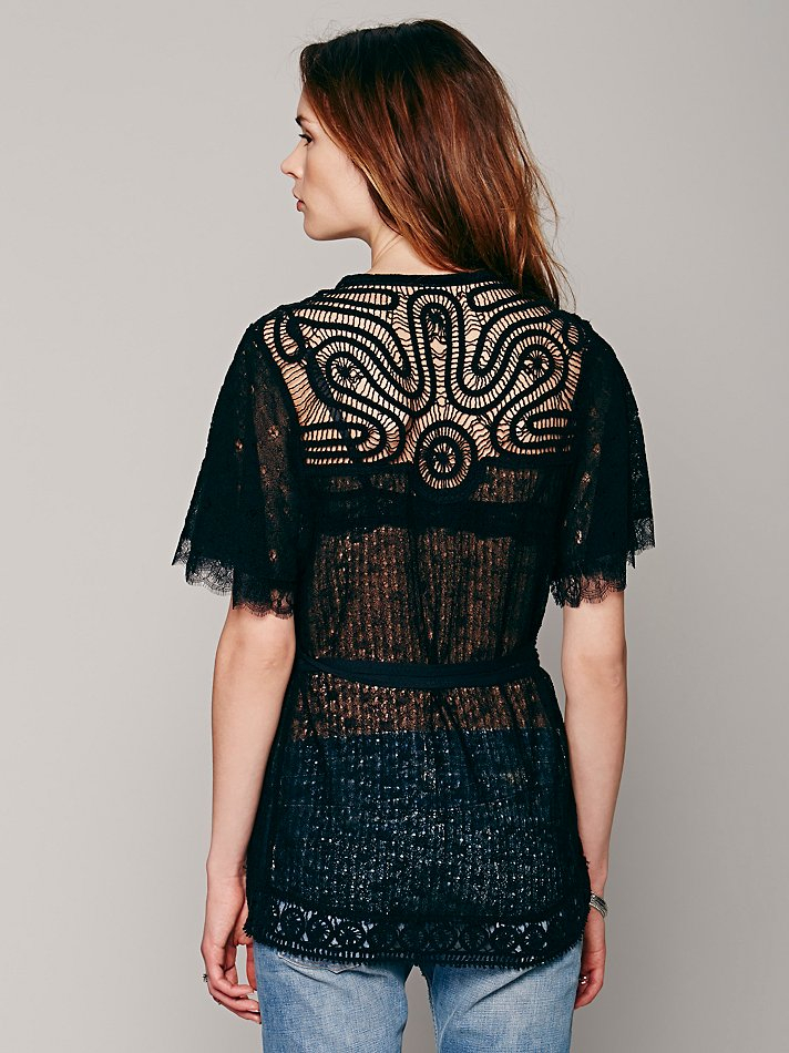 free people black sweatshirt