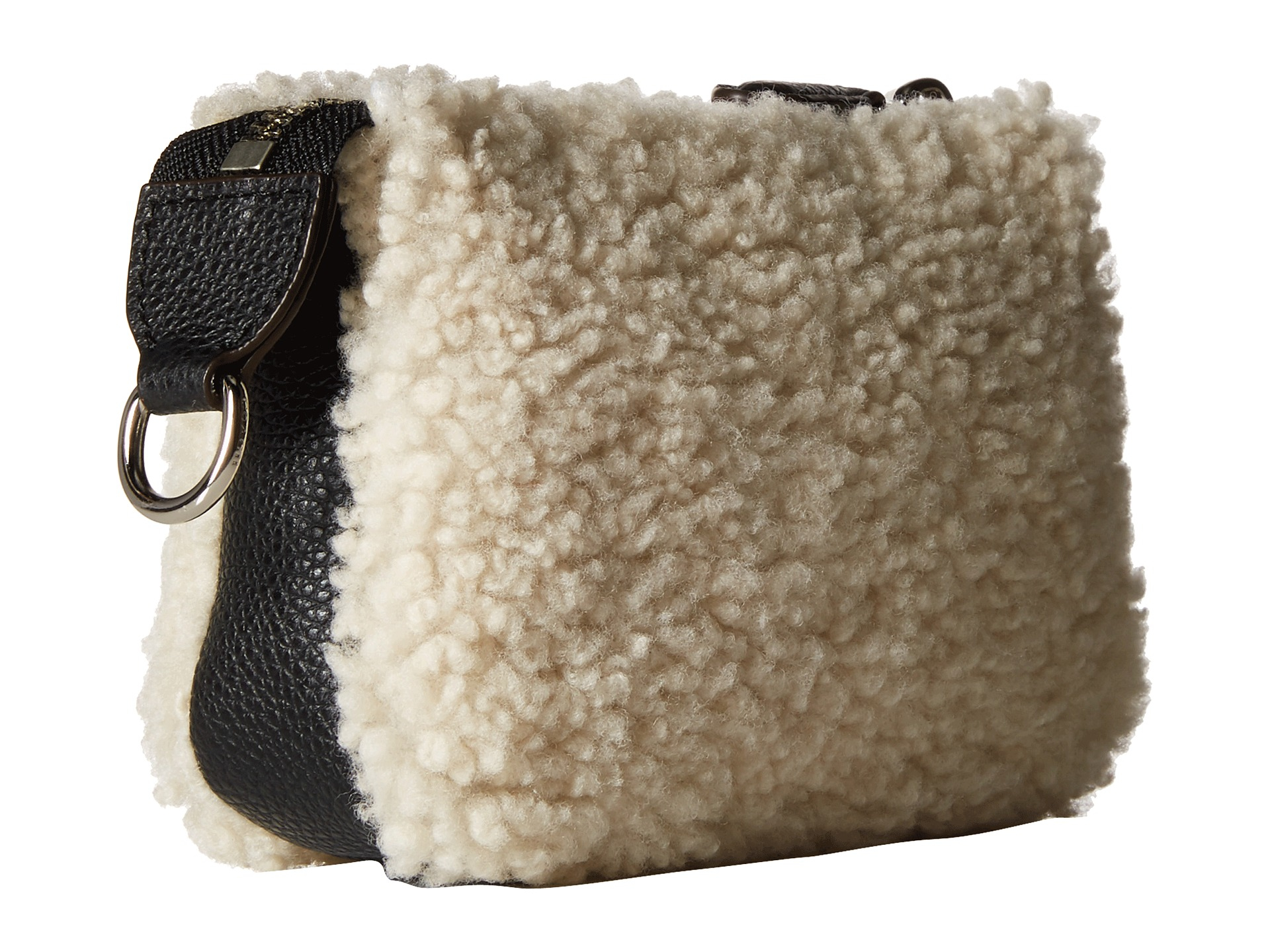 COACH Shearling Nolita 14 in Natural Lyst