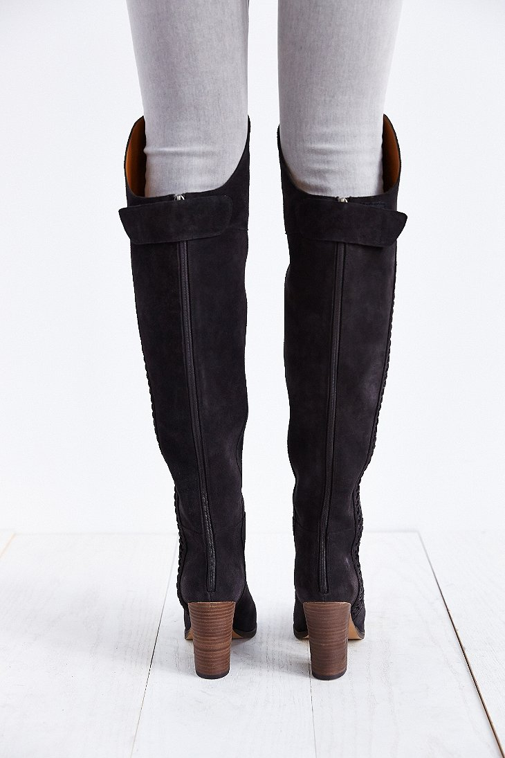 Dolce Vita Myer Braided Tall Boot in Charcoal (Brown) Lyst