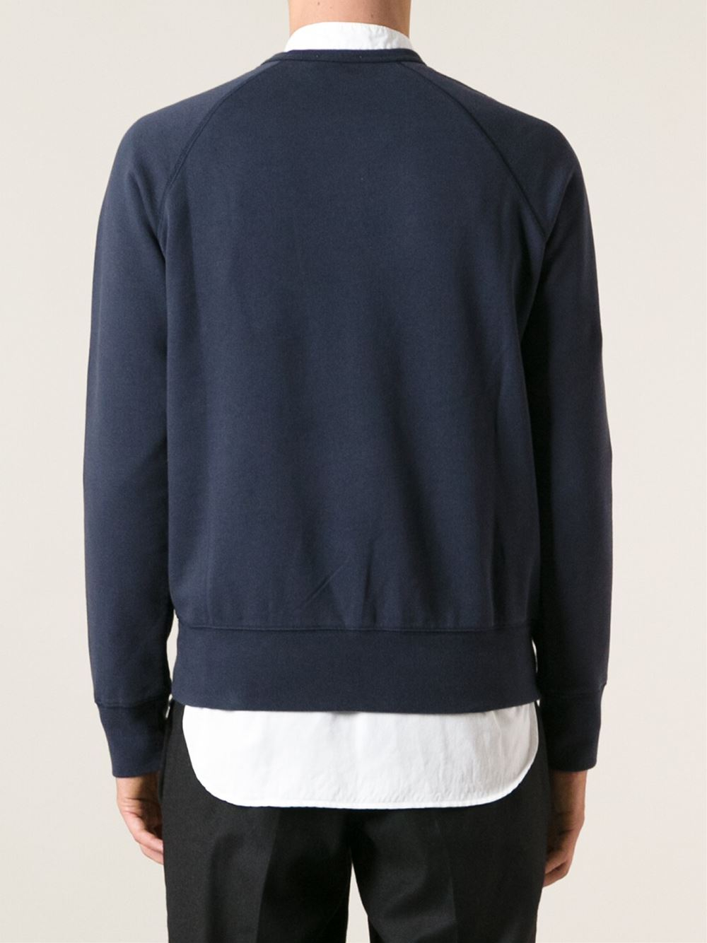 Acne Studios You First Sweatshirt in Blue for Men - Lyst