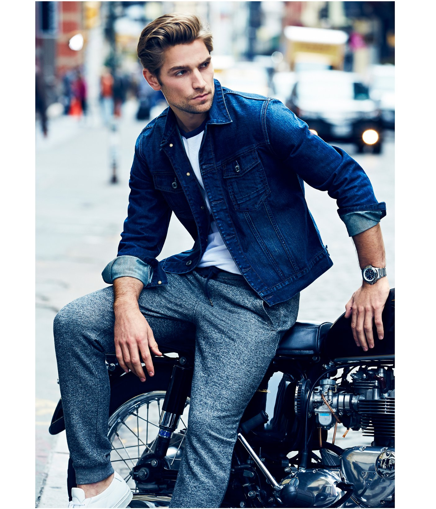 express jean jacket mens