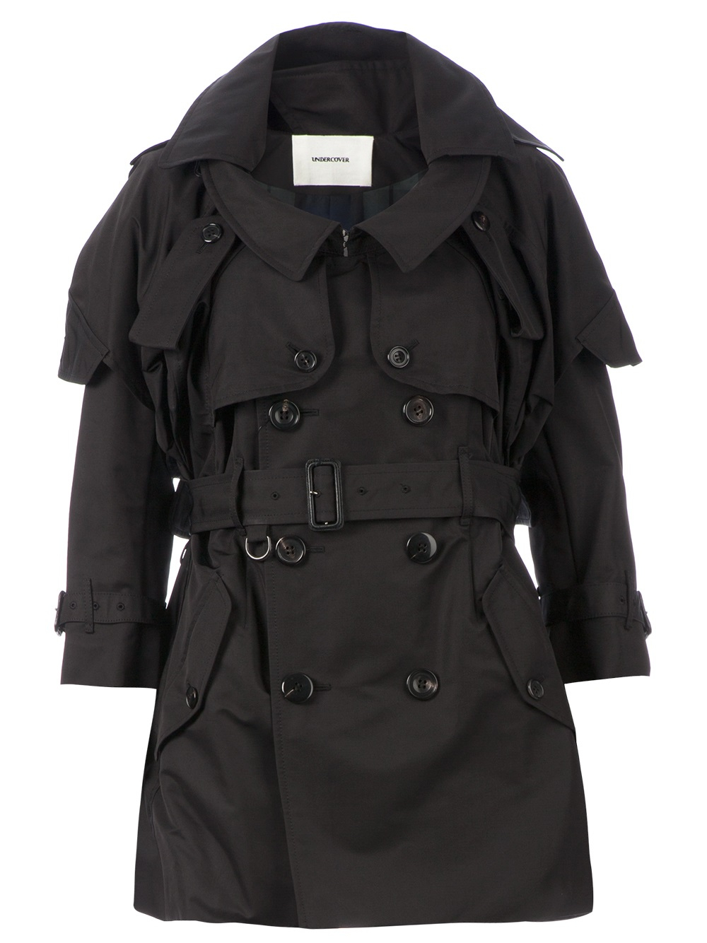 Undercover Slouch Fit Trench Coat in Black - Lyst