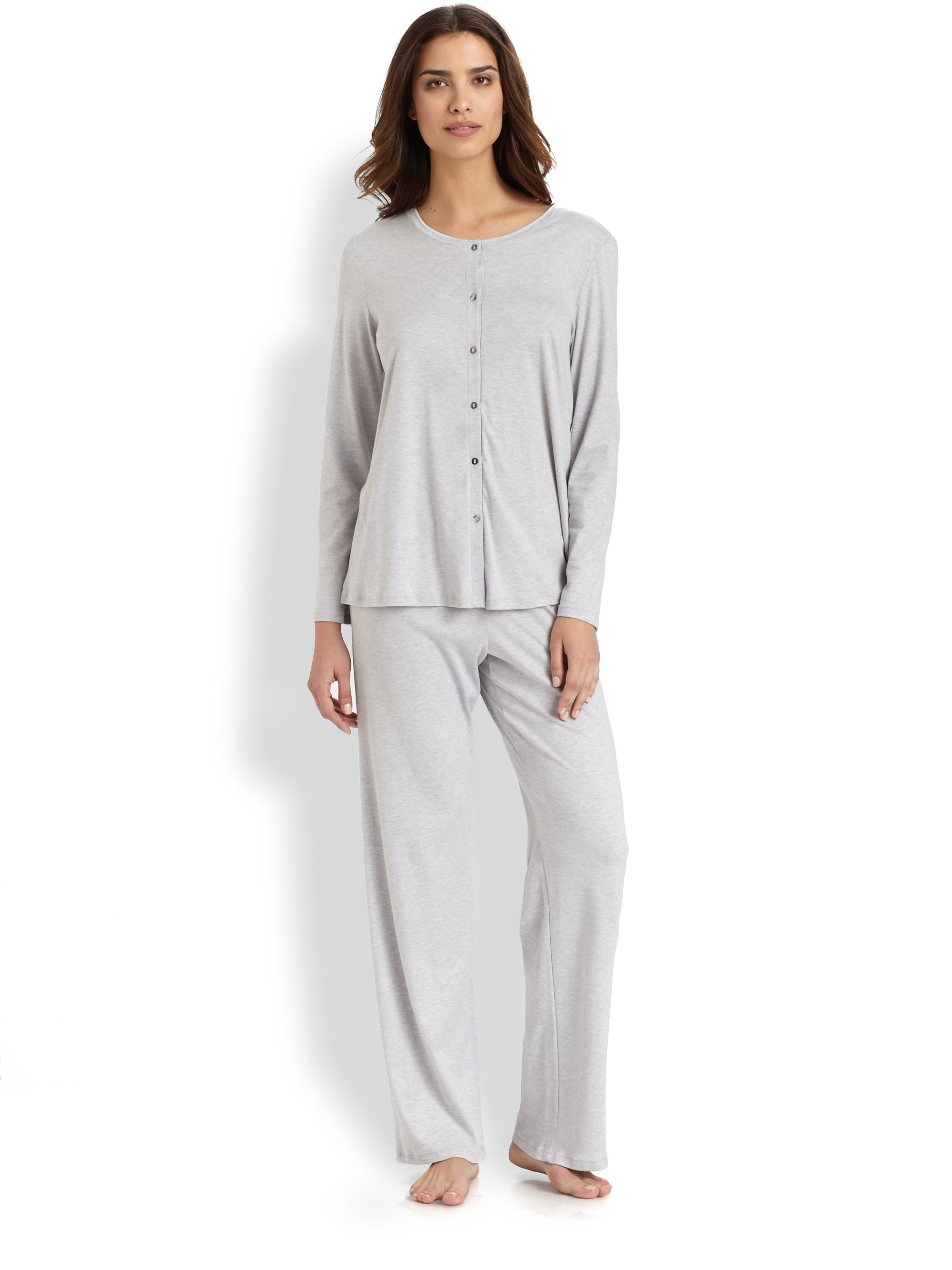 Hanro | Gray Tonight Pajamas | Lyst
