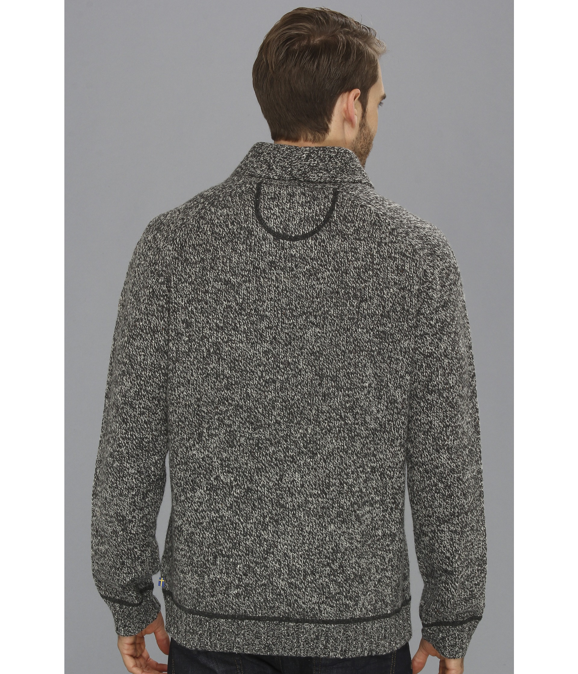 Fjallraven Lada Jumper With Shawl Neck in Gray for Men | Lyst
