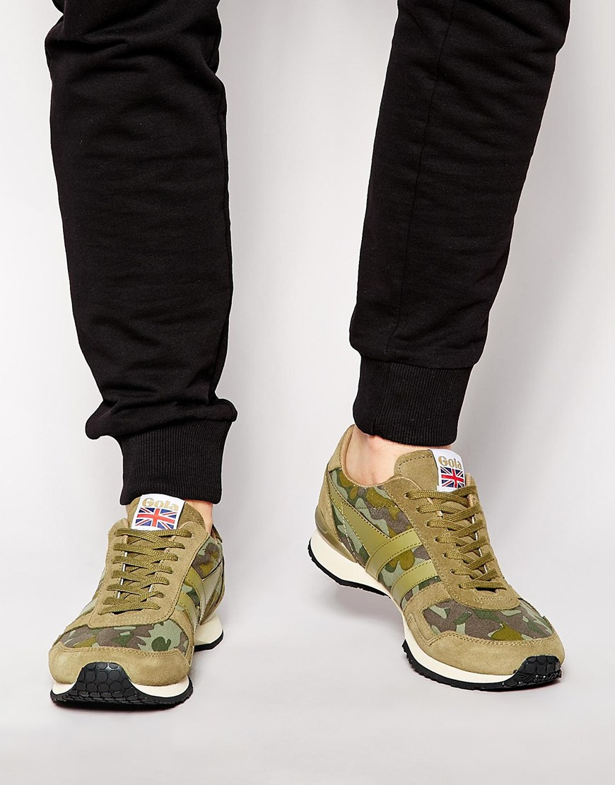 gola camo sneakers