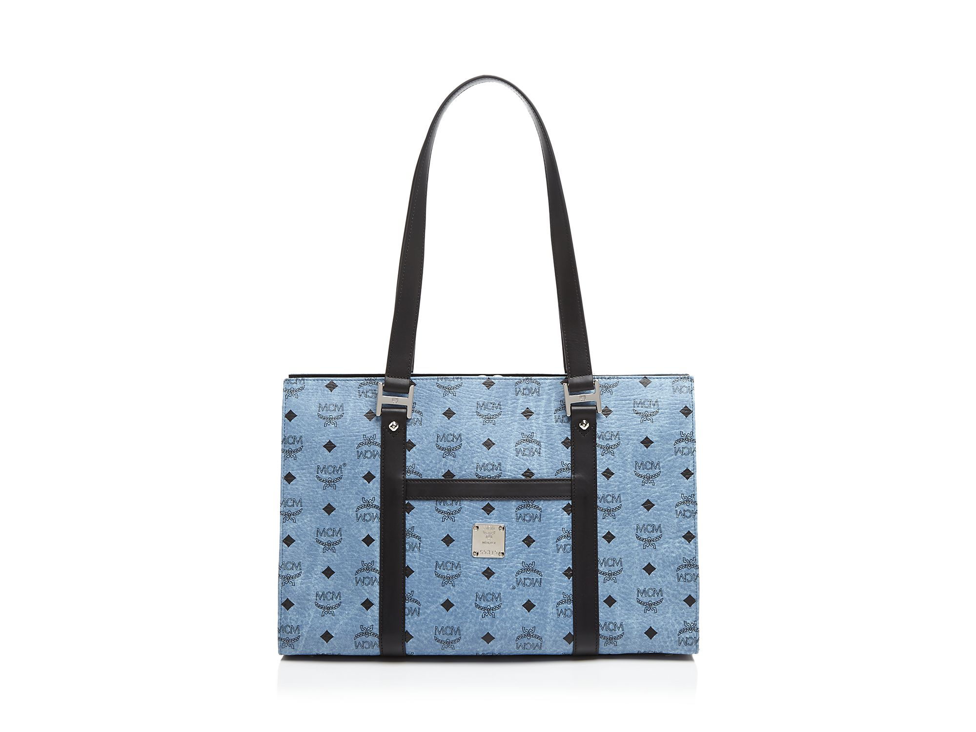 Mcm Tote Bloomingdale S Exclusive Per Medium In Blue Lyst Gallery