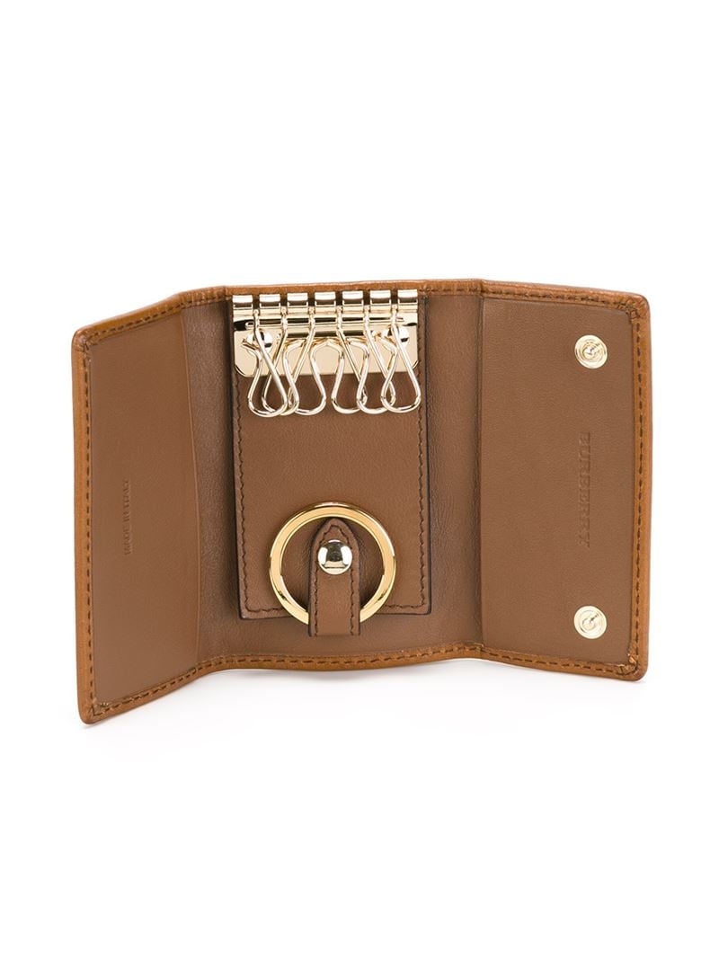 burberry key holder wallet
